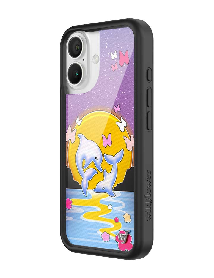 Dolphin Sunset iPhone Case