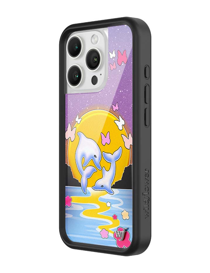 Dolphin Sunset iPhone Case