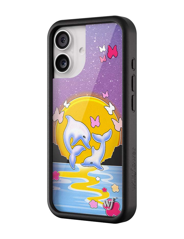 Dolphin Sunset iPhone Case