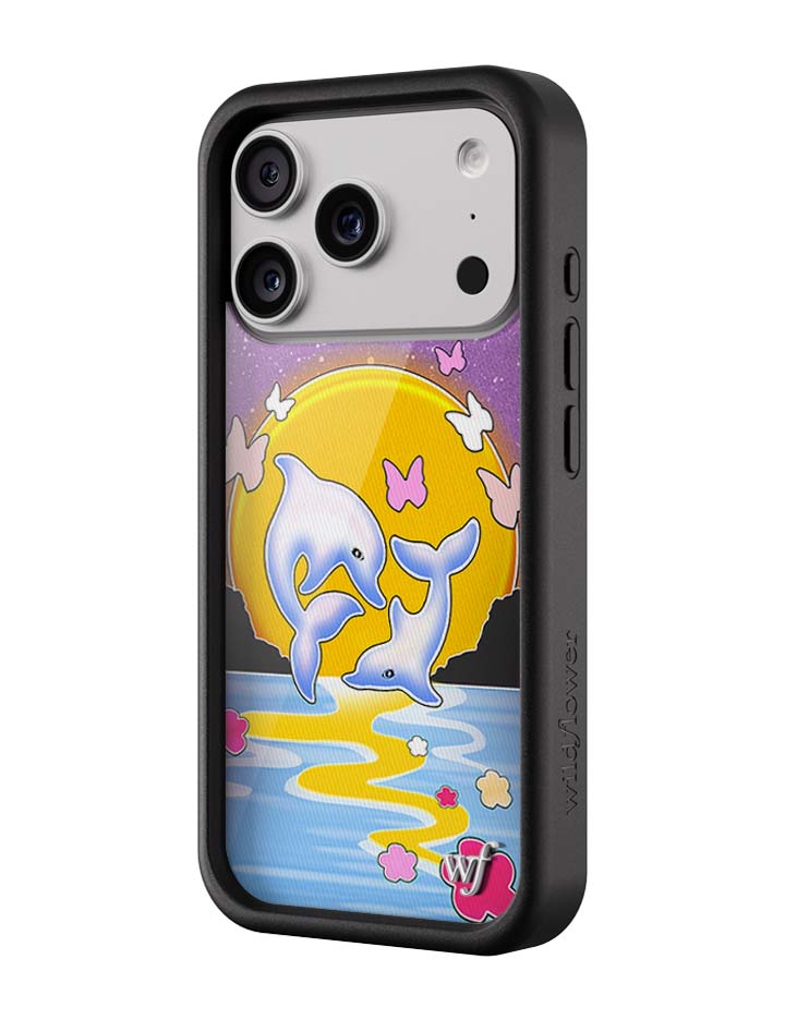 Dolphin Sunset iPhone Case