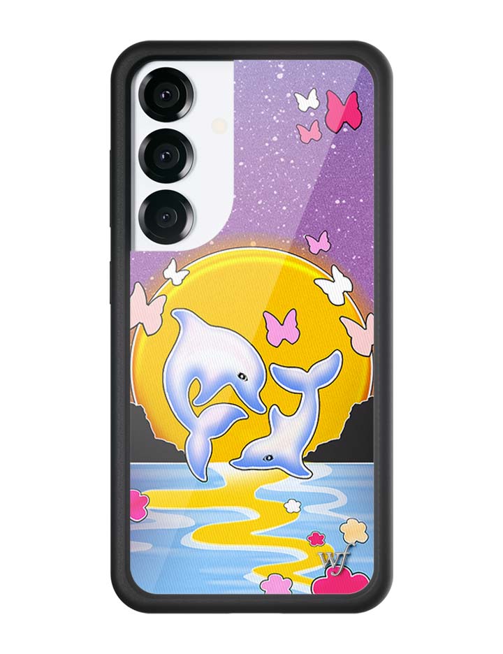 Funda Samsung Galaxy Atardecer con Delfines