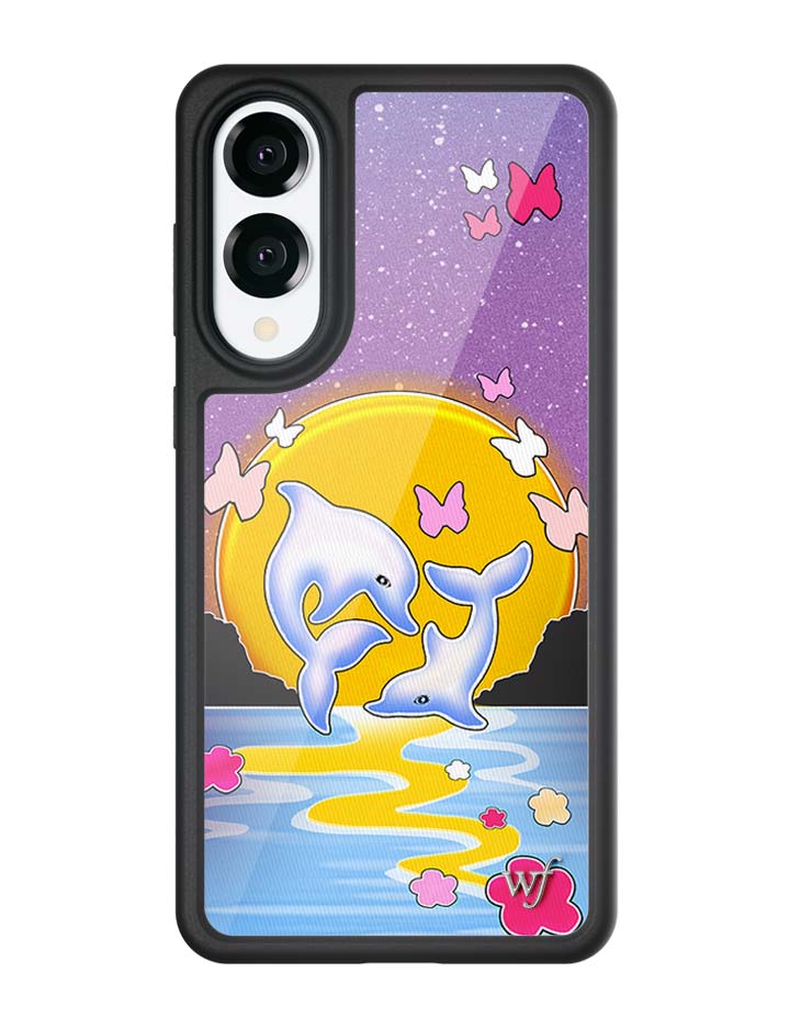 Funda Samsung Galaxy Atardecer con Delfines