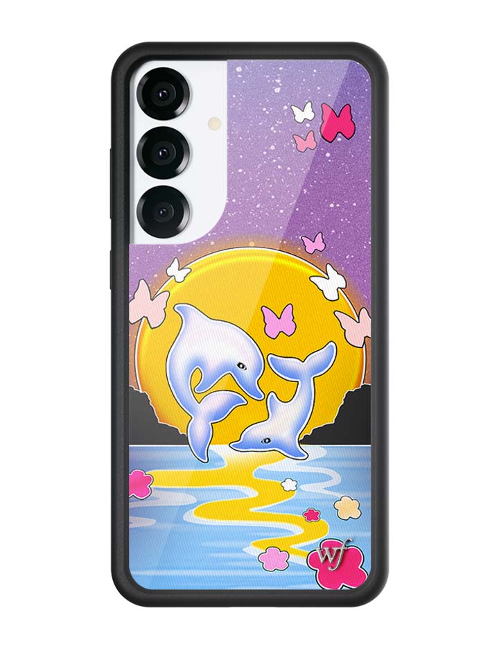 Funda Samsung Galaxy Atardecer con Delfines