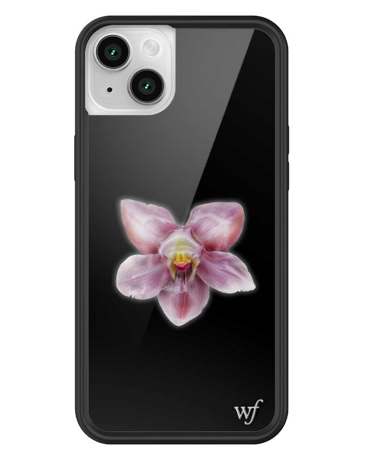 Orquídea | Funda negra para iPhone