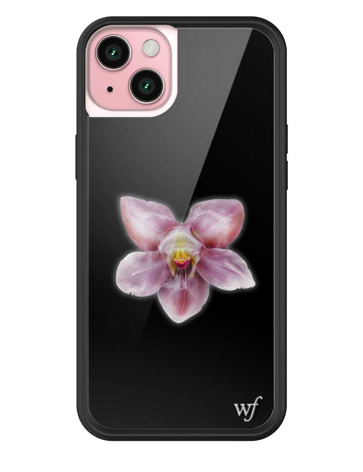Orquídea | Funda negra para iPhone