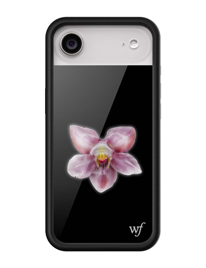 Orquídea | Funda negra para iPhone