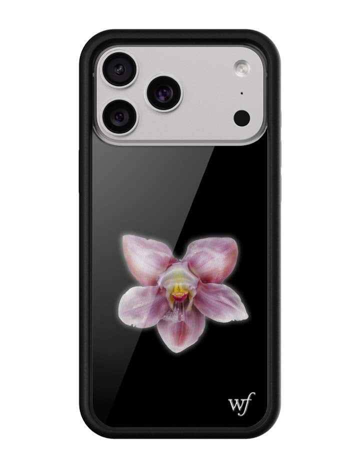 Orchid | Black iPhone Case