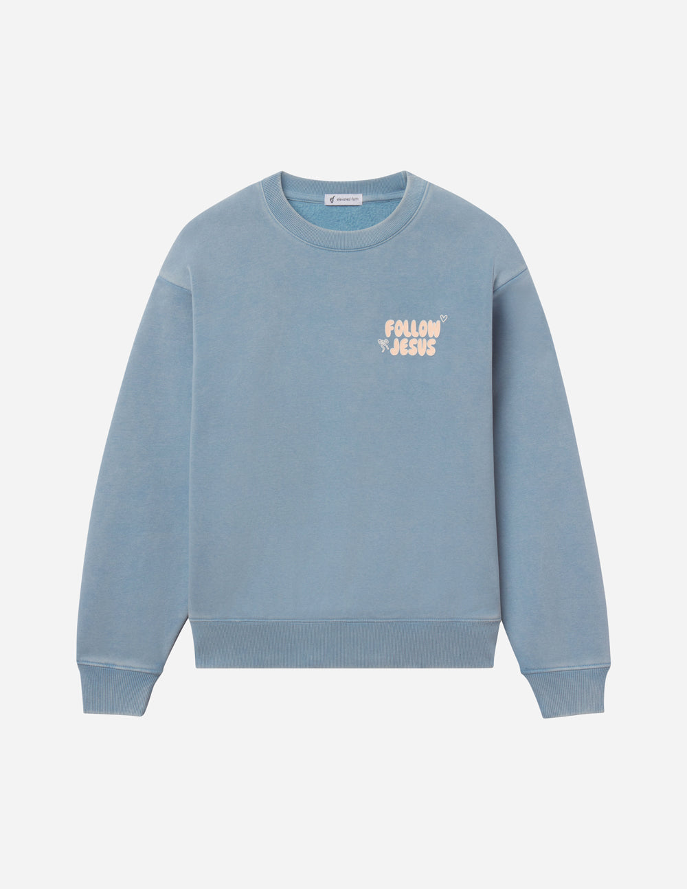 Sudadera Unisex Cuello Redondo Sigue a Jesús