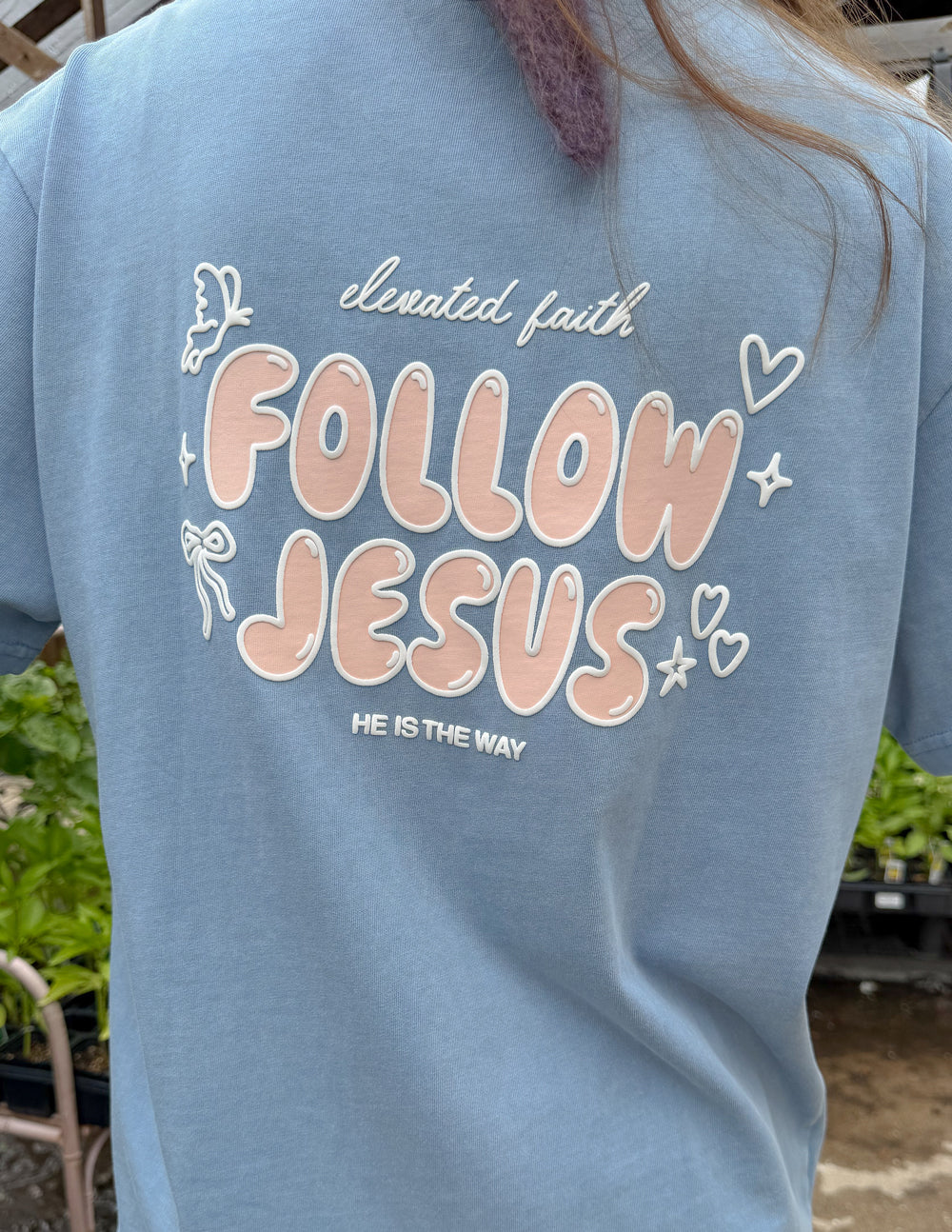 Camiseta unisex Sigue a Jesús