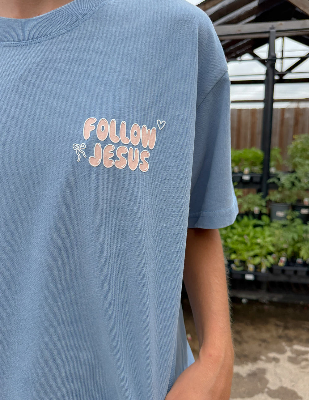 Camiseta unisex Sigue a Jesús