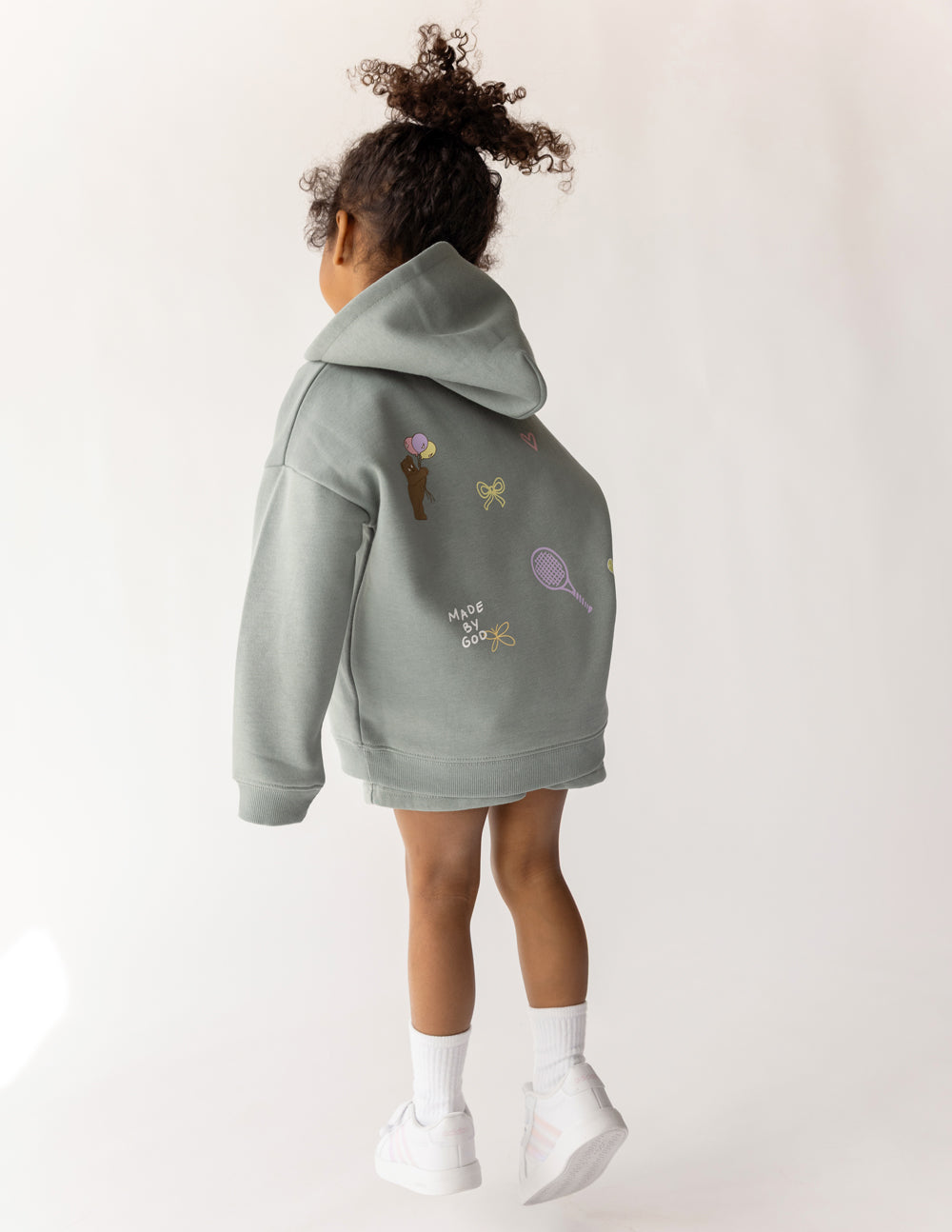 Sudadera con capucha para niños "Dios me creó"