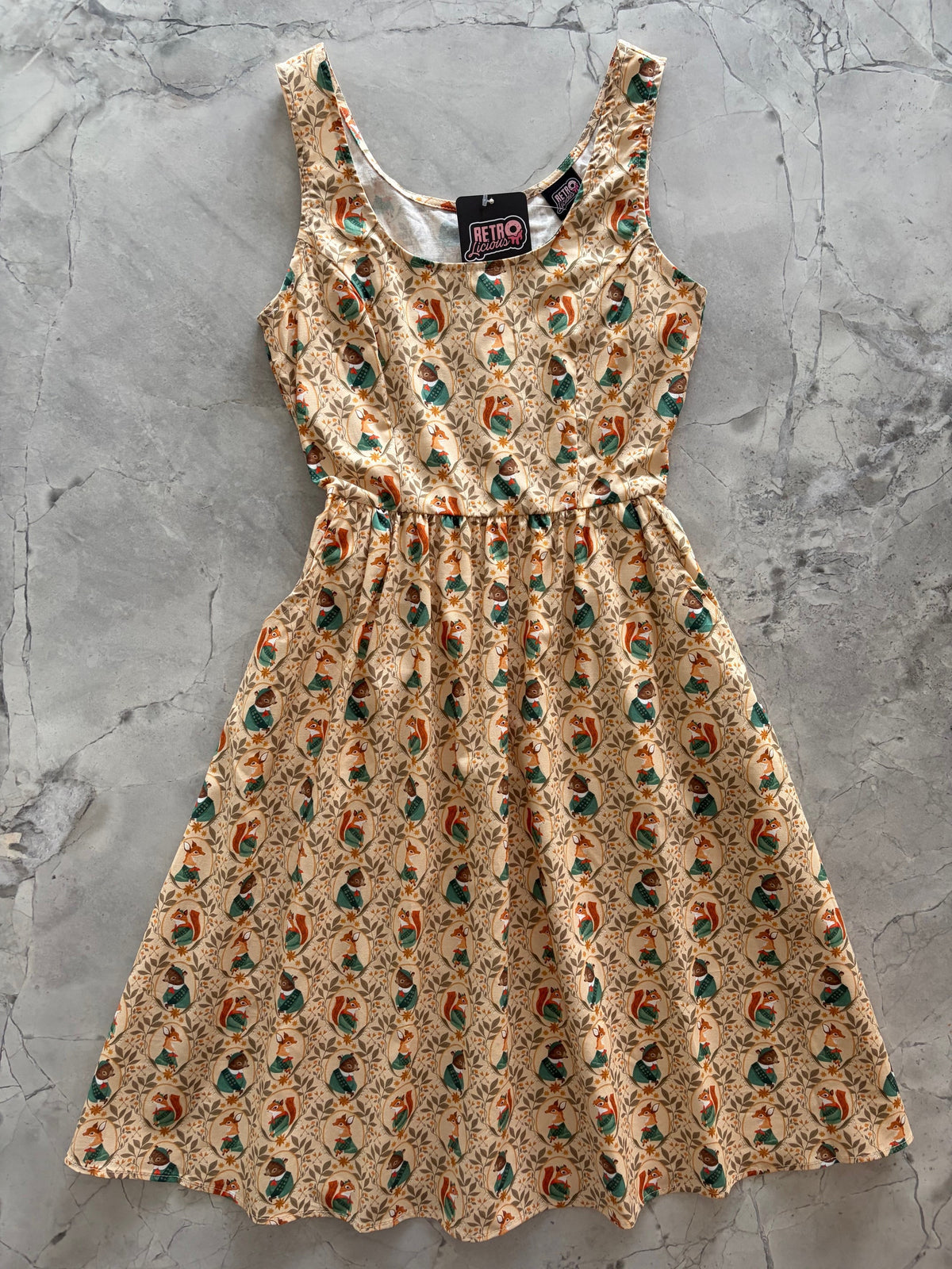 Woodland Scout Fit & Flare Dress