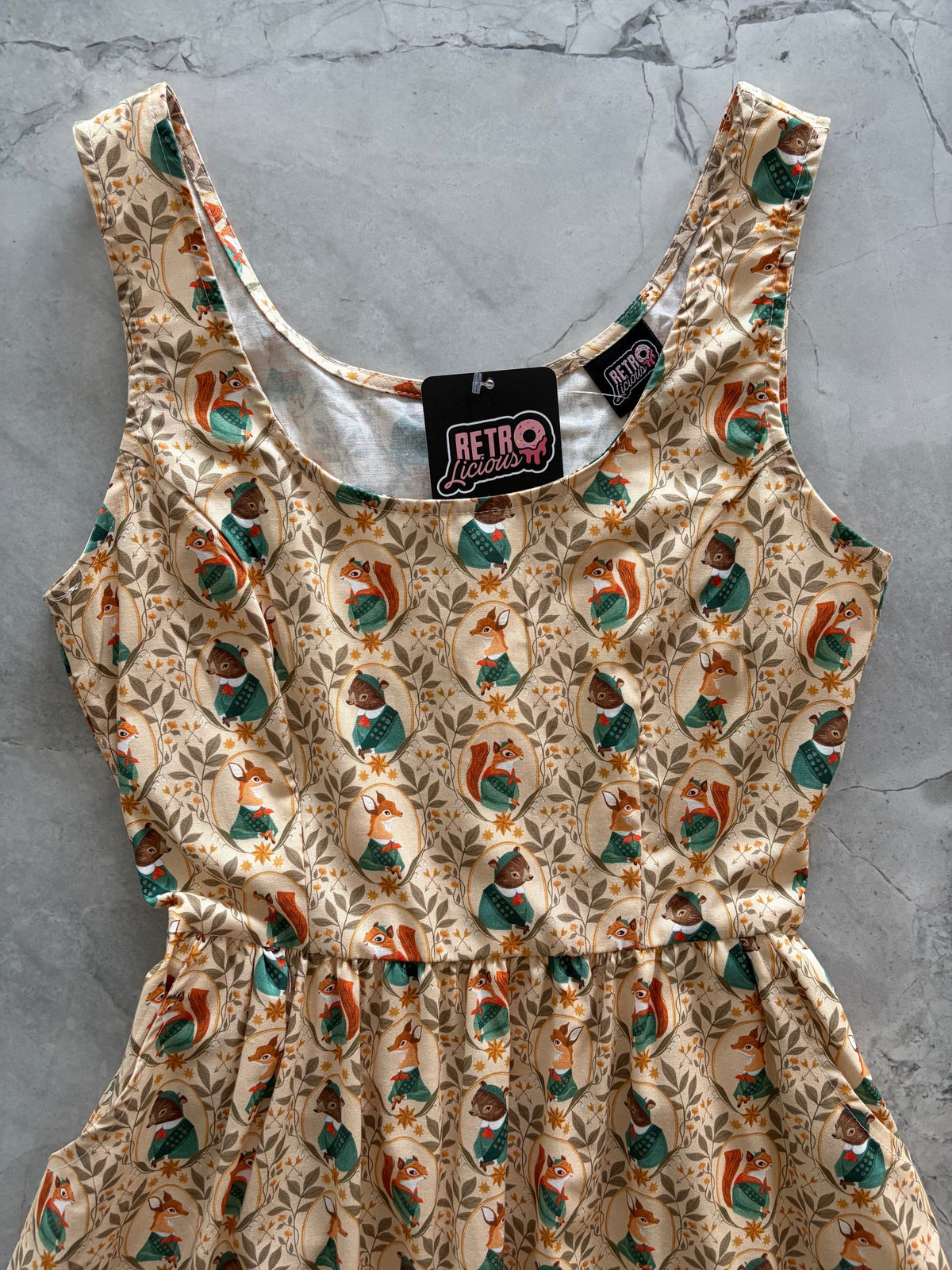 Woodland Scout Fit & Flare Dress