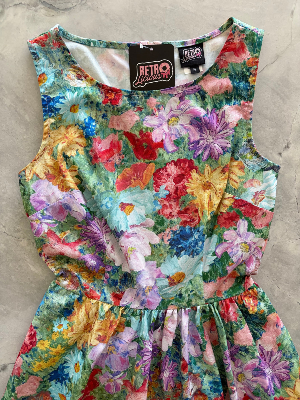 Vestido vintage floral