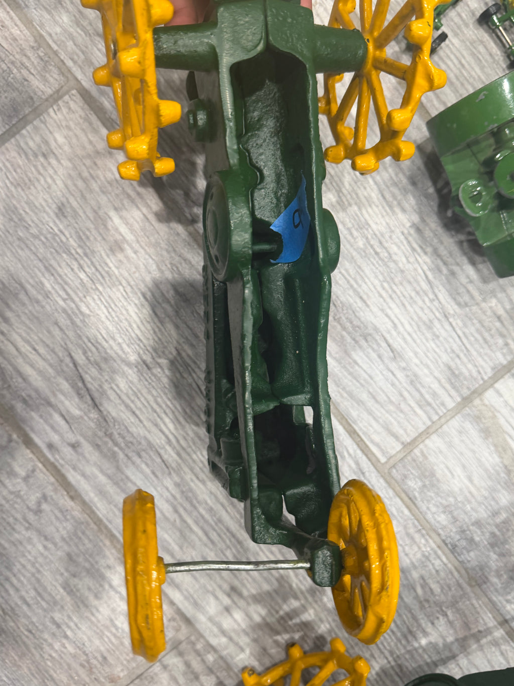 Lot of 20+ Vintage John Deere diecast tractors mixed scales