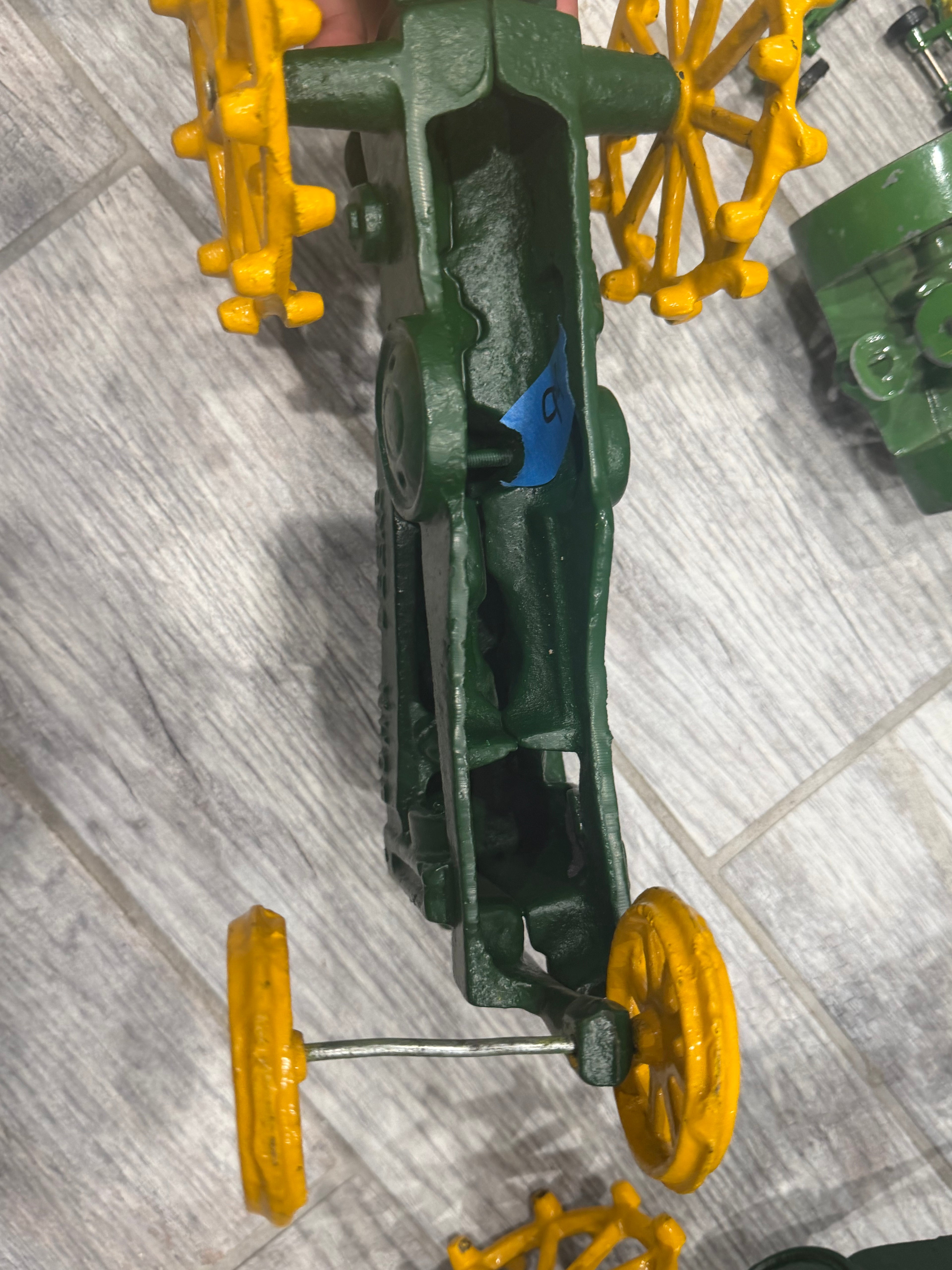 Lot of 20+ Vintage John Deere diecast tractors mixed scales
