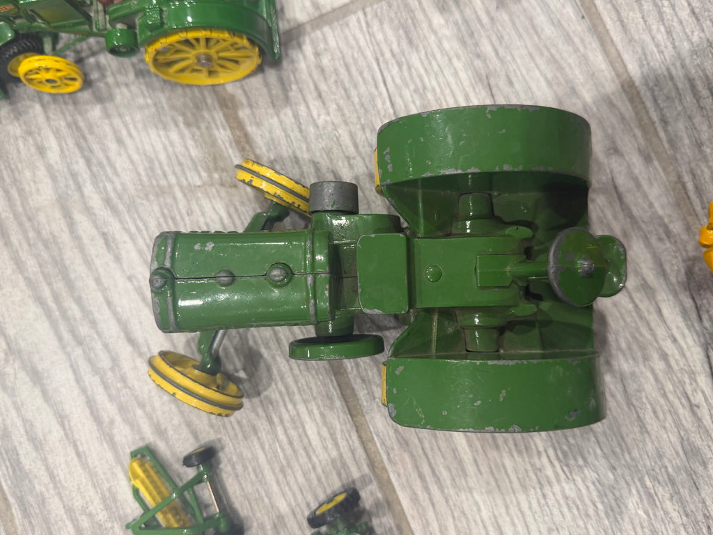 Lot of 20+ Vintage John Deere diecast tractors mixed scales