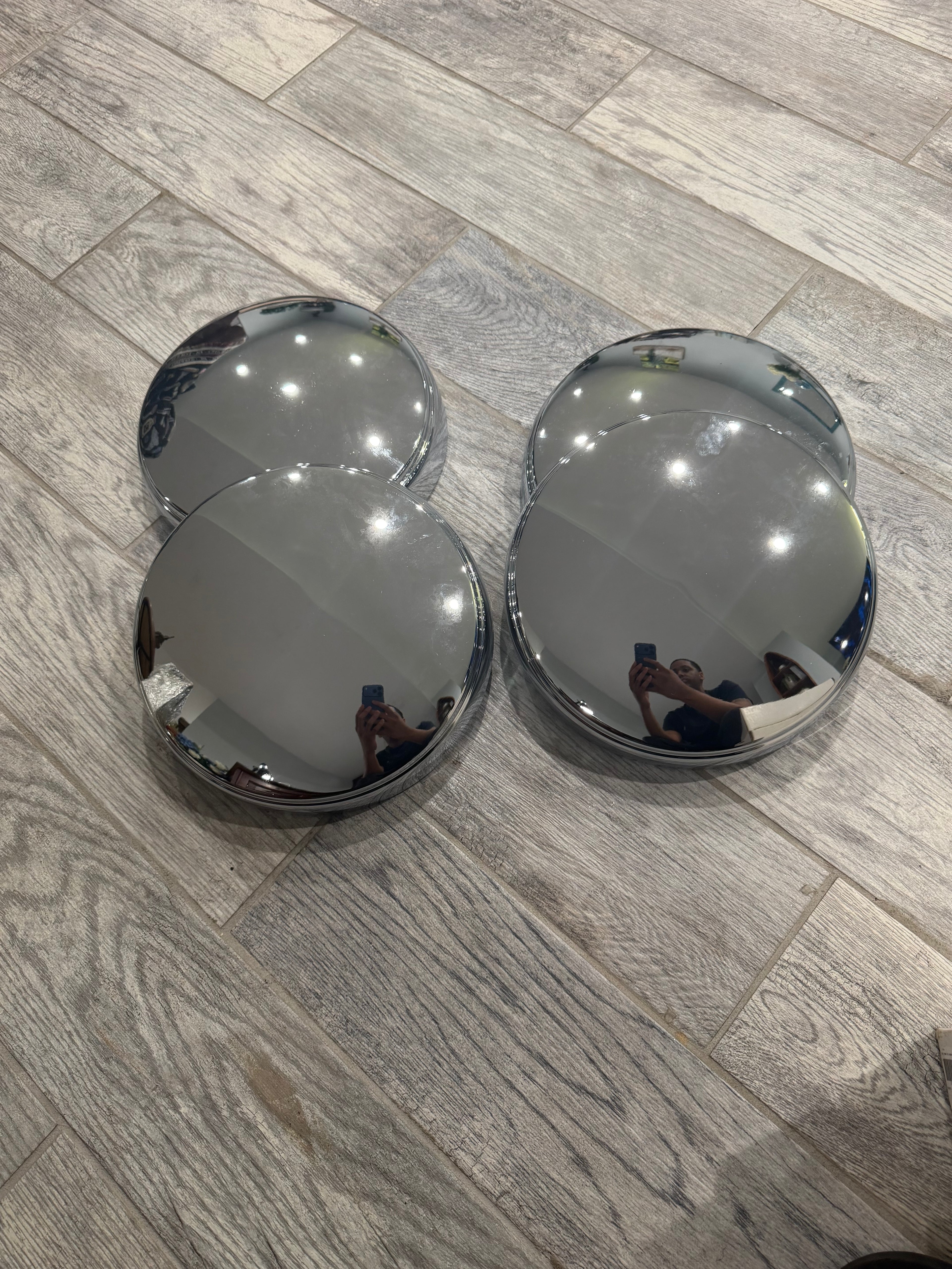 baby moon chrome hubcaps