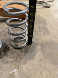 Silver Coil Springs — Pair, Fitment Unknown