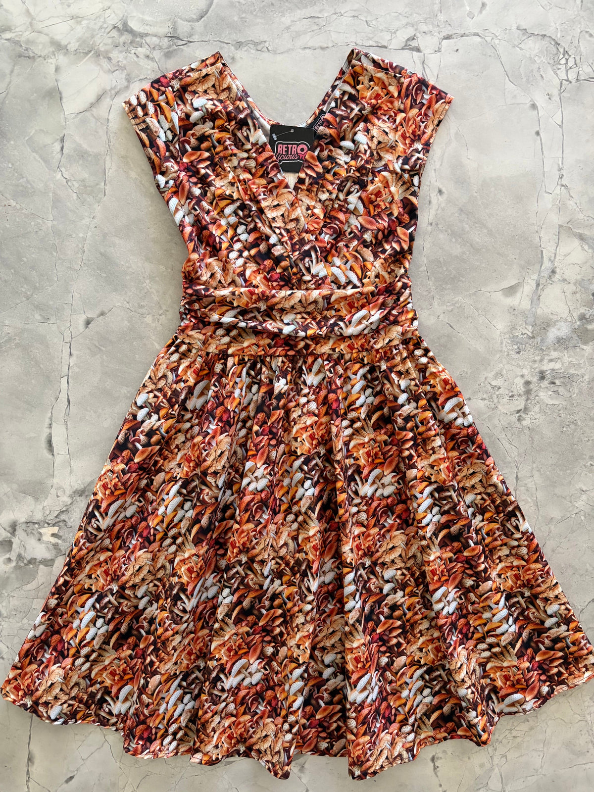 Vestido Greta color champiñón