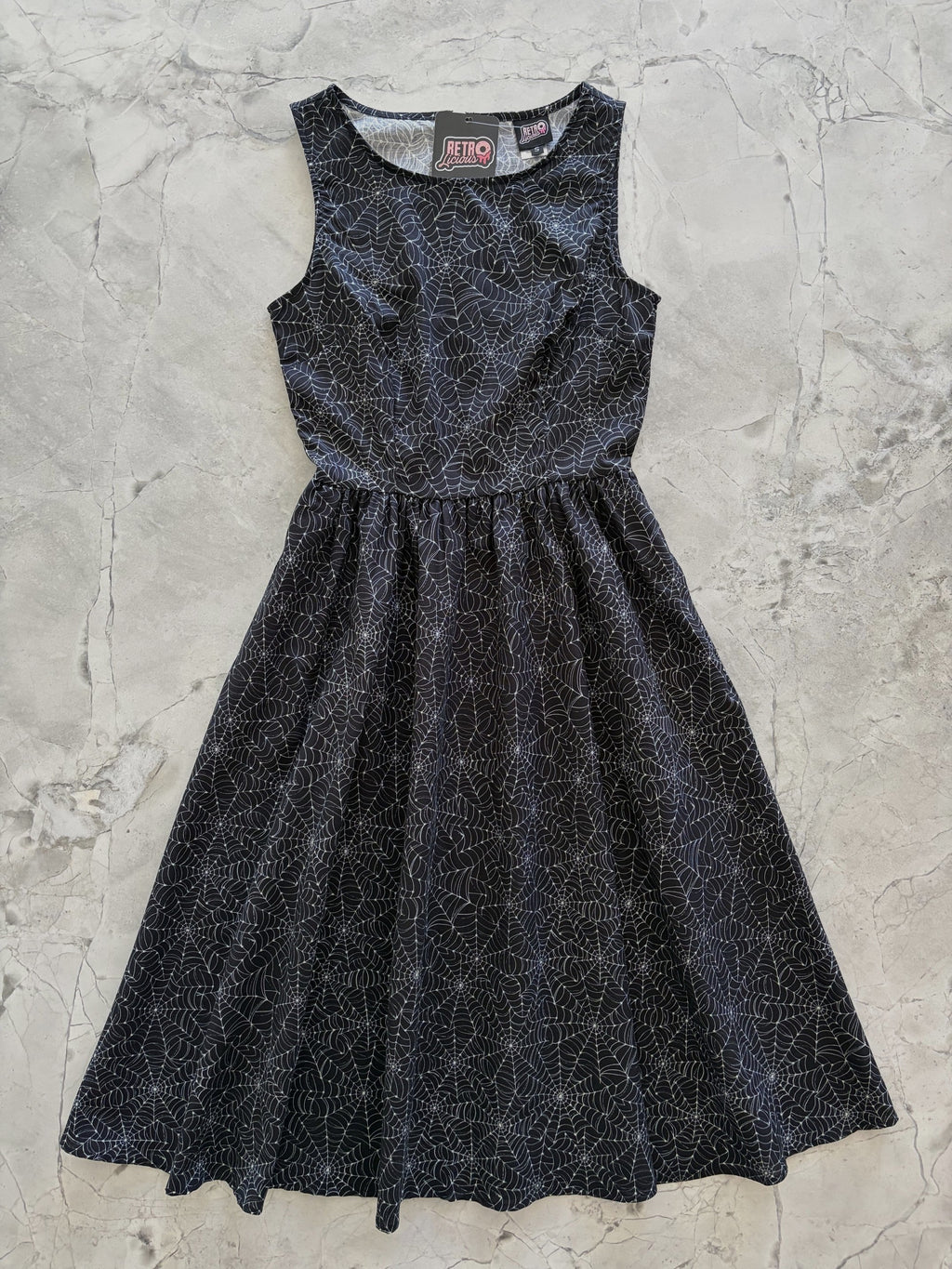 Vestido midi de telaraña