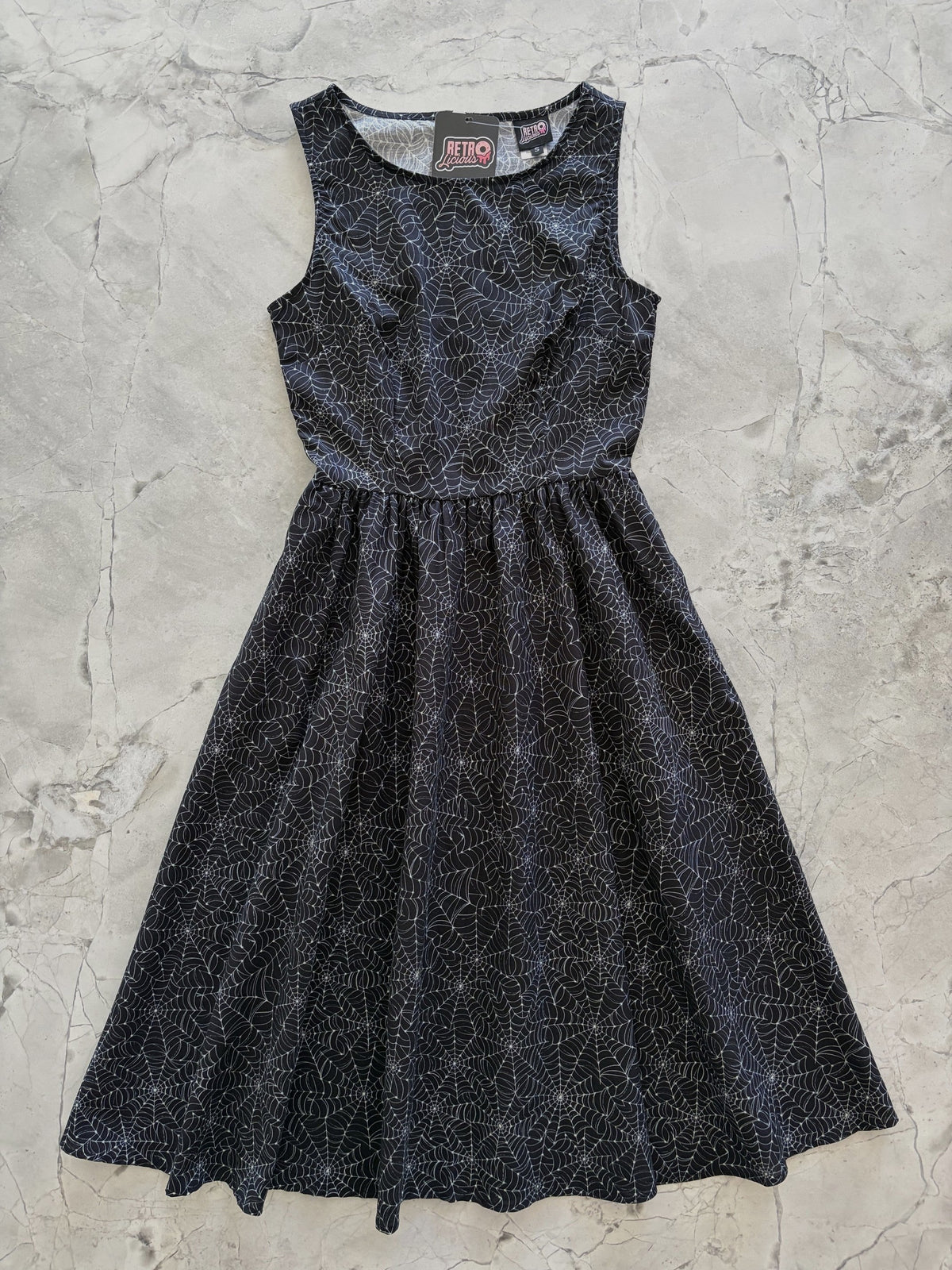 Vestido midi de telaraña