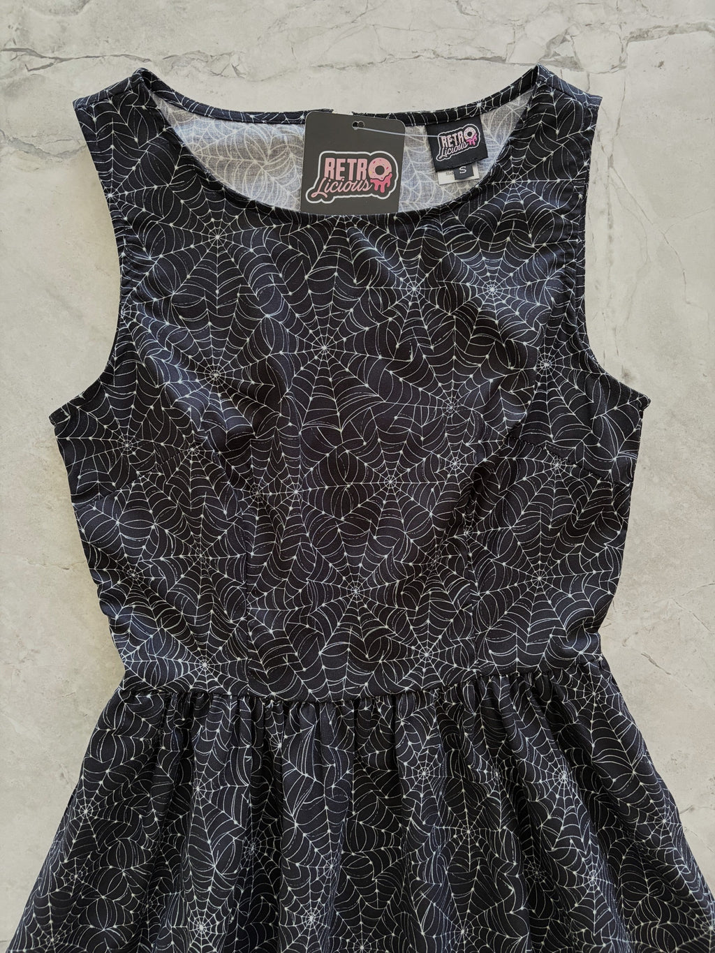 Vestido midi de telaraña