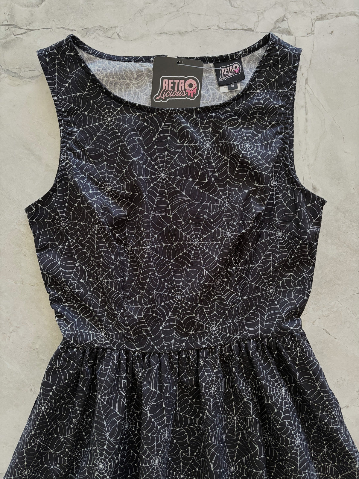 Vestido midi de telaraña