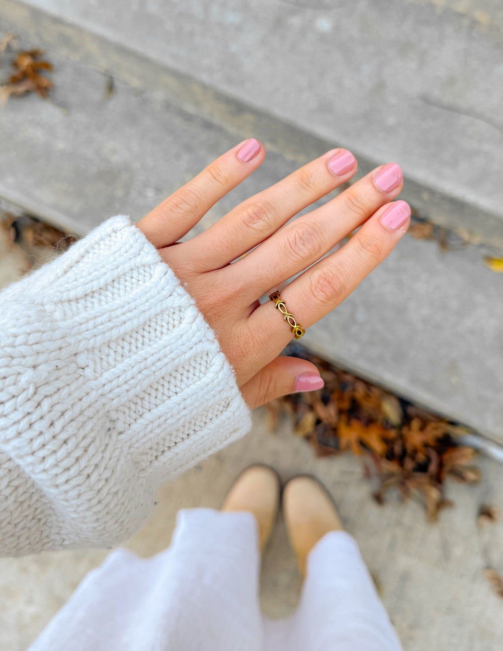 Anillo de Jesús Pez Infinito