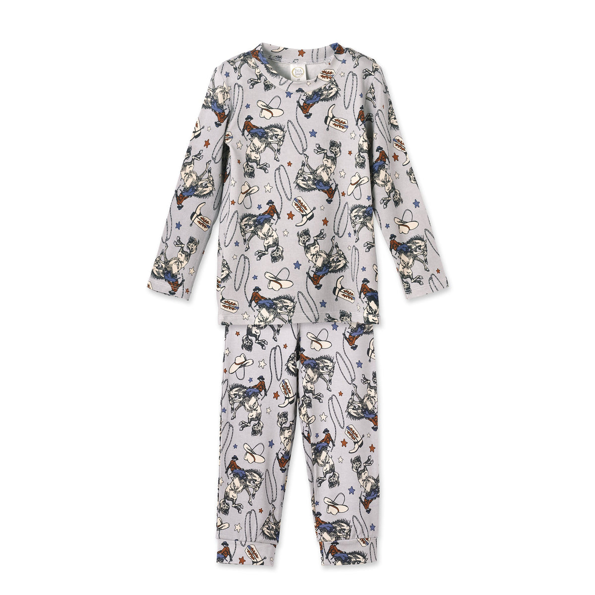 Western Cowboy Rodeo Children's Bamboo Pajama Set