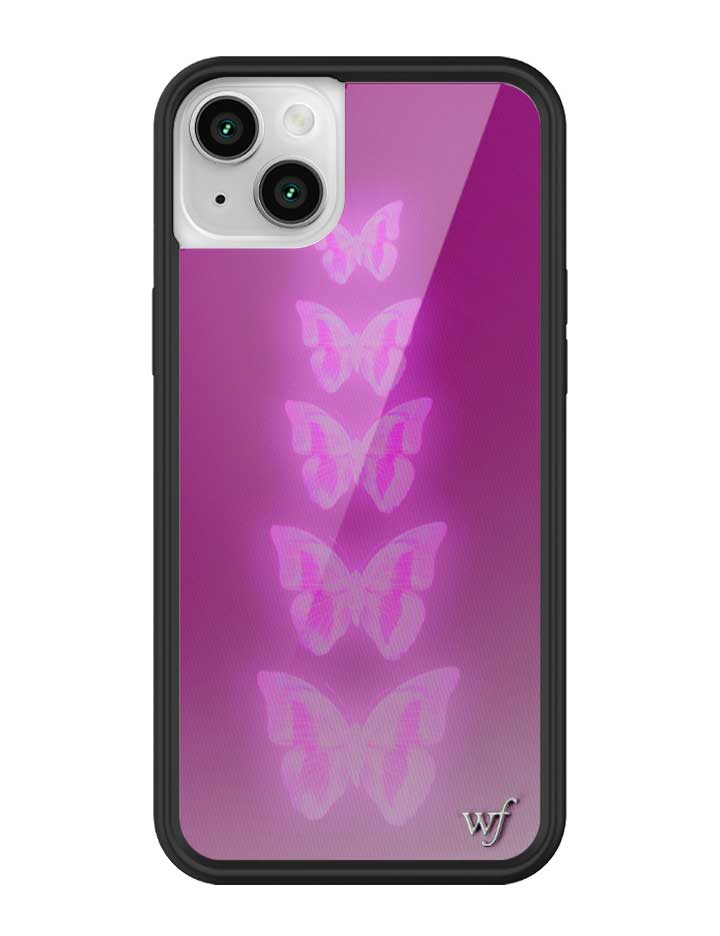 Neon Butterfly iPhone Case