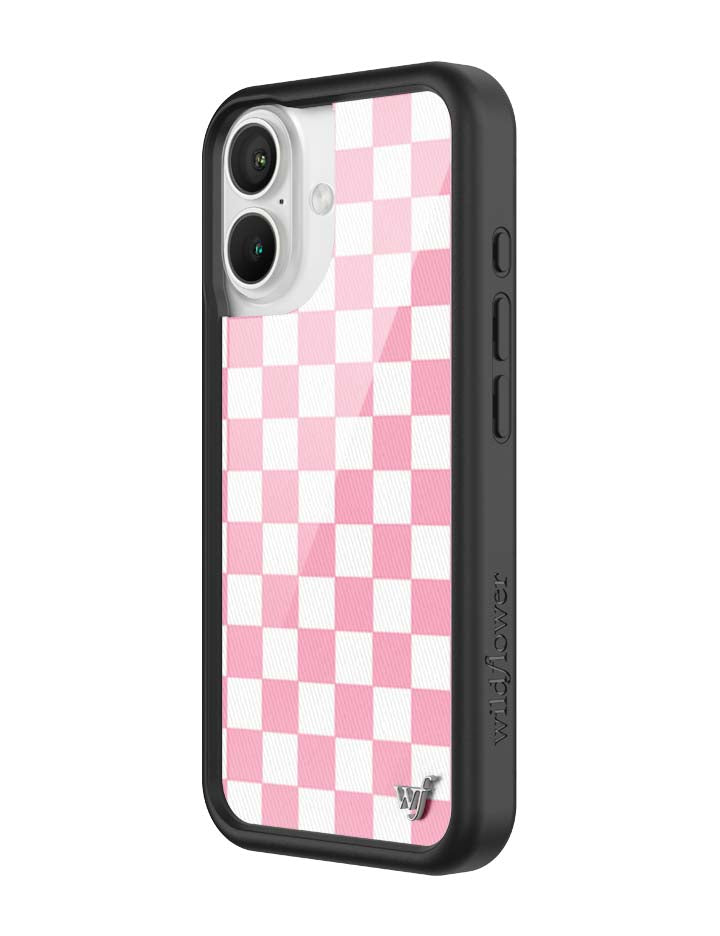 Checkers | Pink iPhone Case