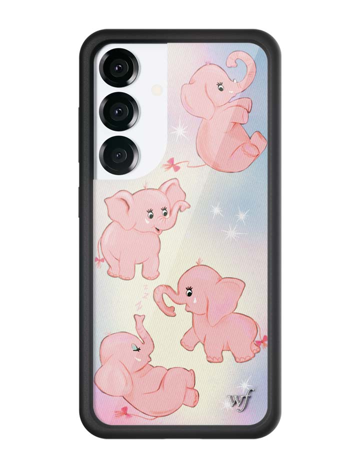 Funda para Samsung Galaxy de elefantes rosas