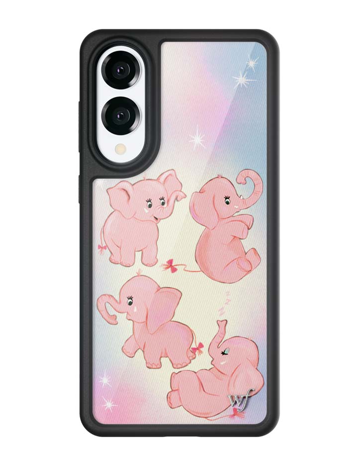 Funda para Samsung Galaxy de elefantes rosas