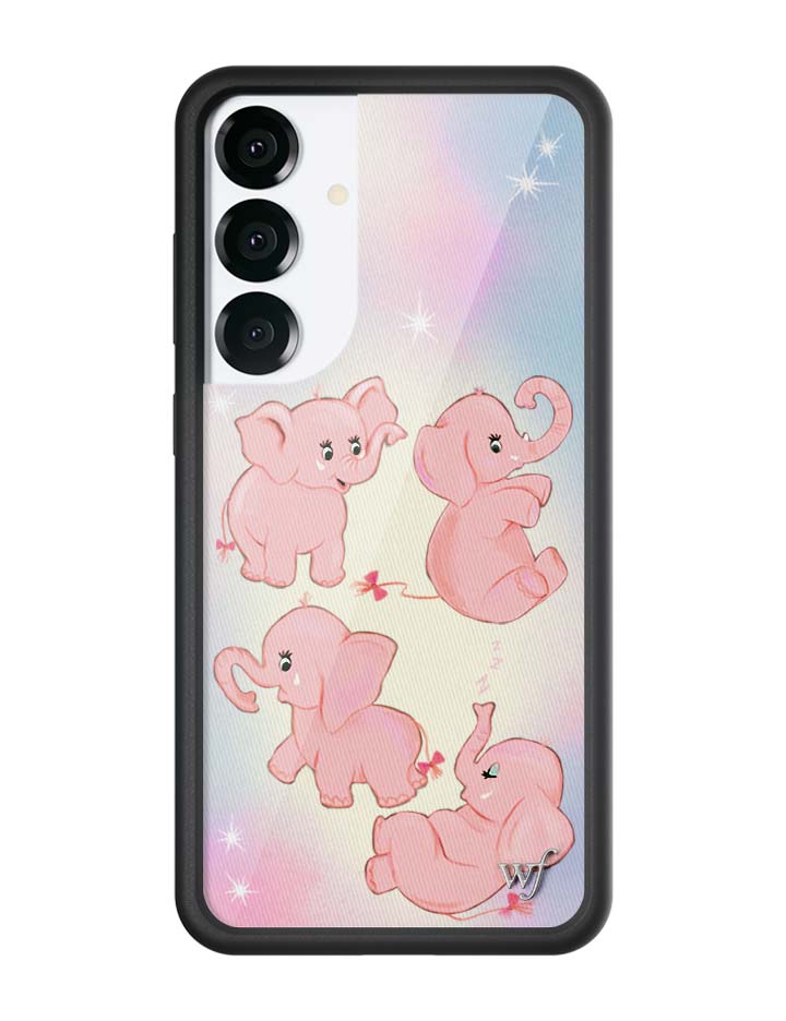 Funda para Samsung Galaxy de elefantes rosas