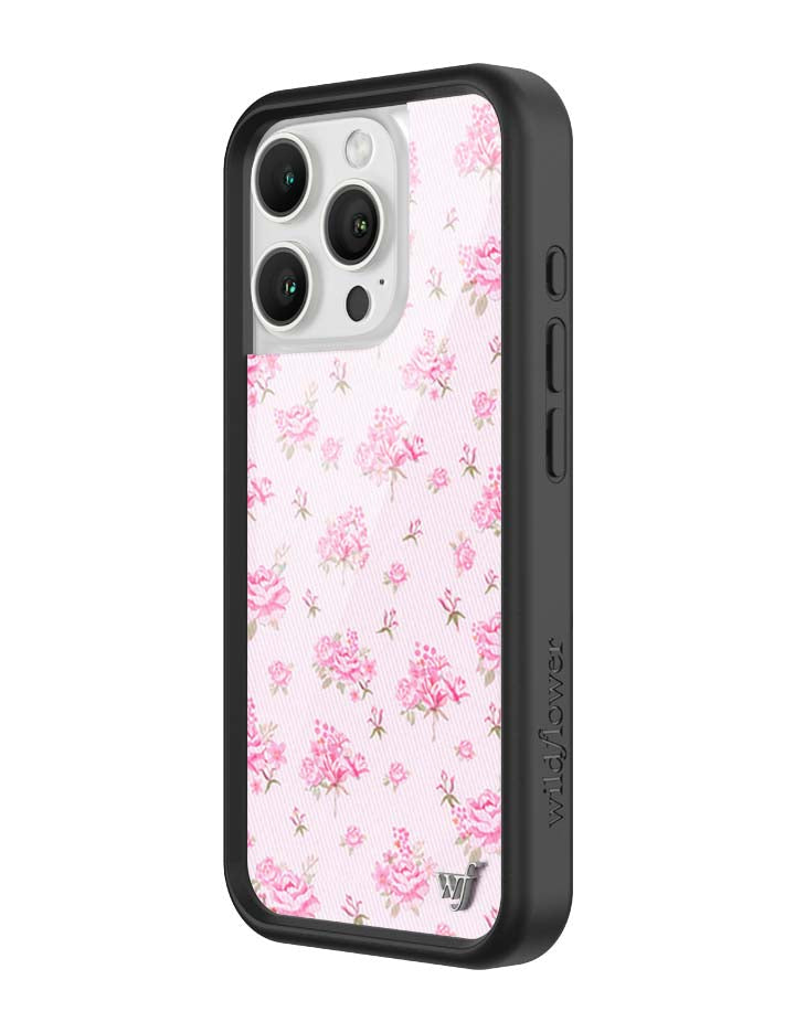 Forget Me Not Floral | Pink iPhone Case