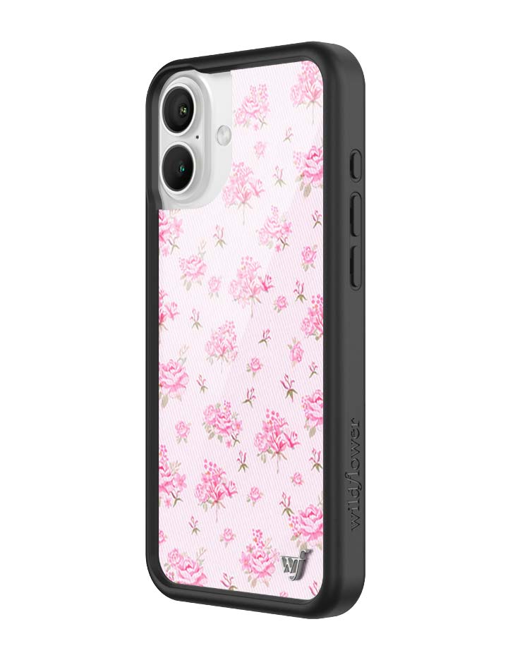 Forget Me Not Floral | Pink iPhone Case