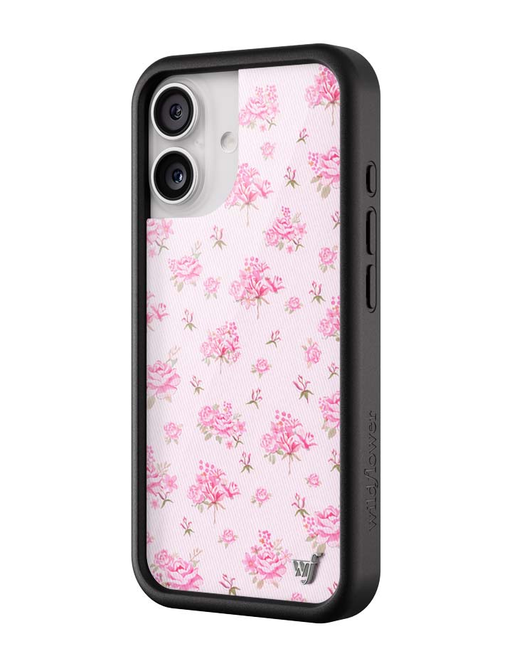 Forget Me Not Floral | Pink iPhone Case