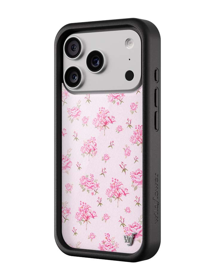 Forget Me Not Floral | Pink iPhone Case