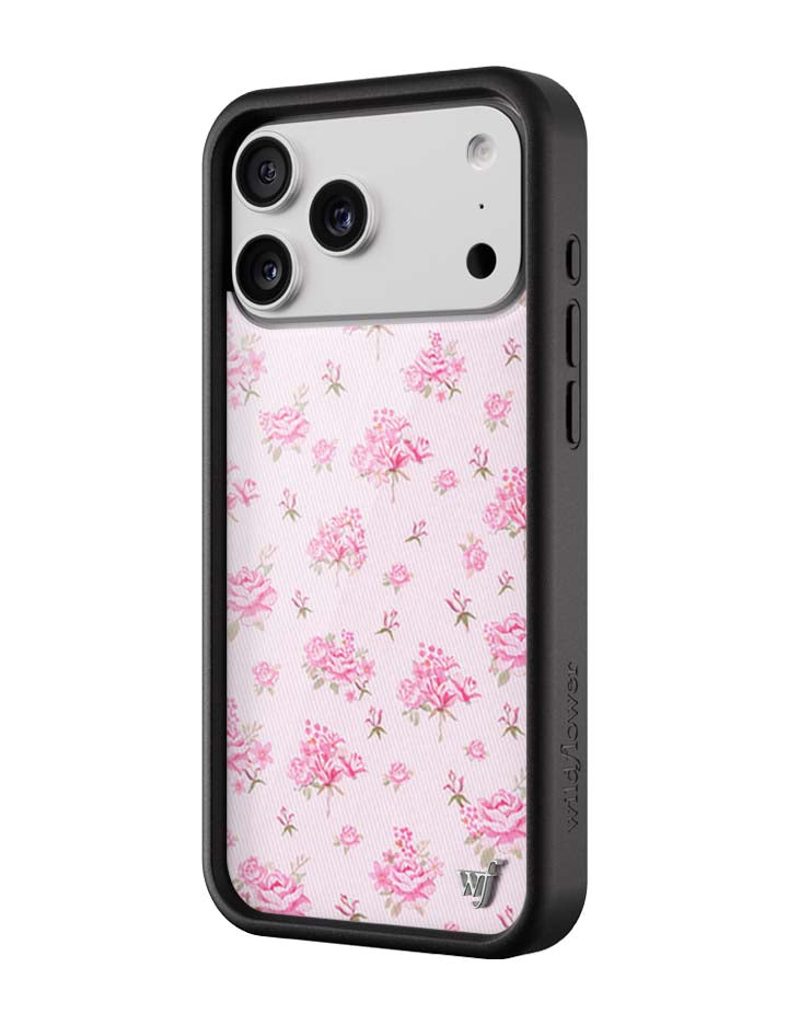 Forget Me Not Floral | Pink iPhone Case