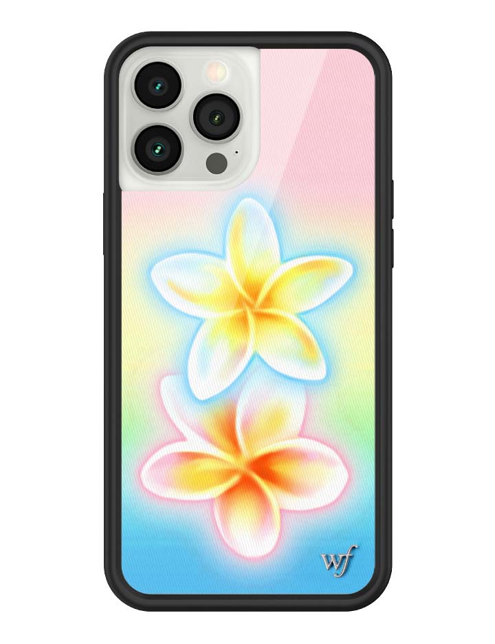 Funda de iPhone de Plumeria Pastel