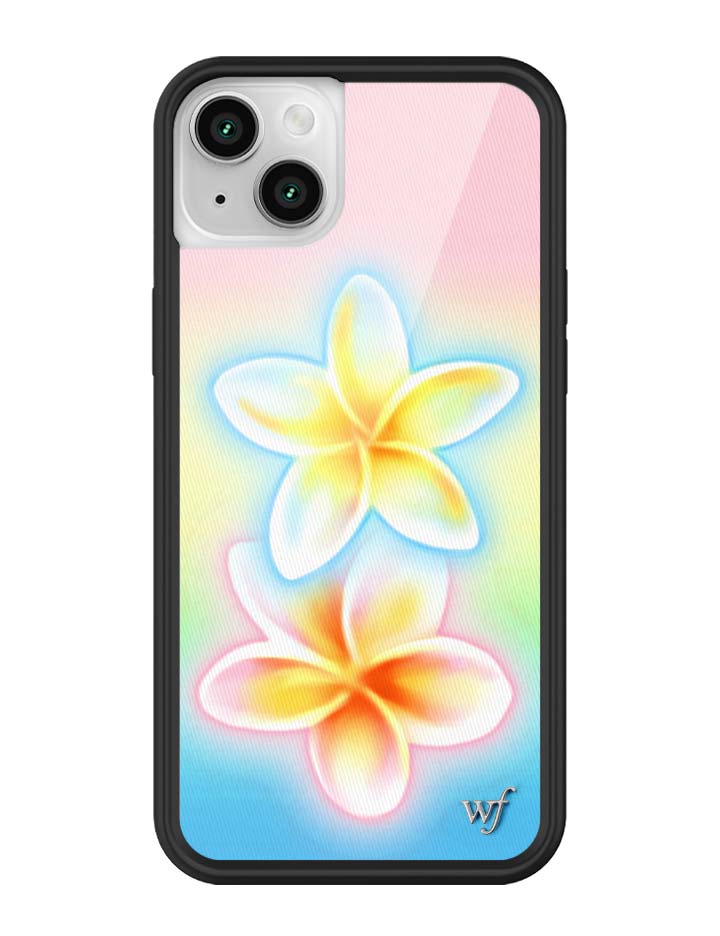 Funda de iPhone de Plumeria Pastel