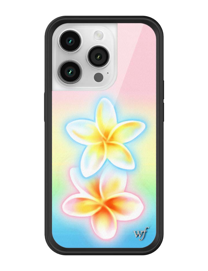 Funda de iPhone de Plumeria Pastel