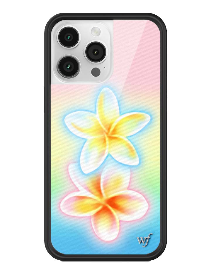 Funda de iPhone de Plumeria Pastel