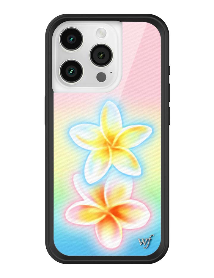 Funda de iPhone de Plumeria Pastel