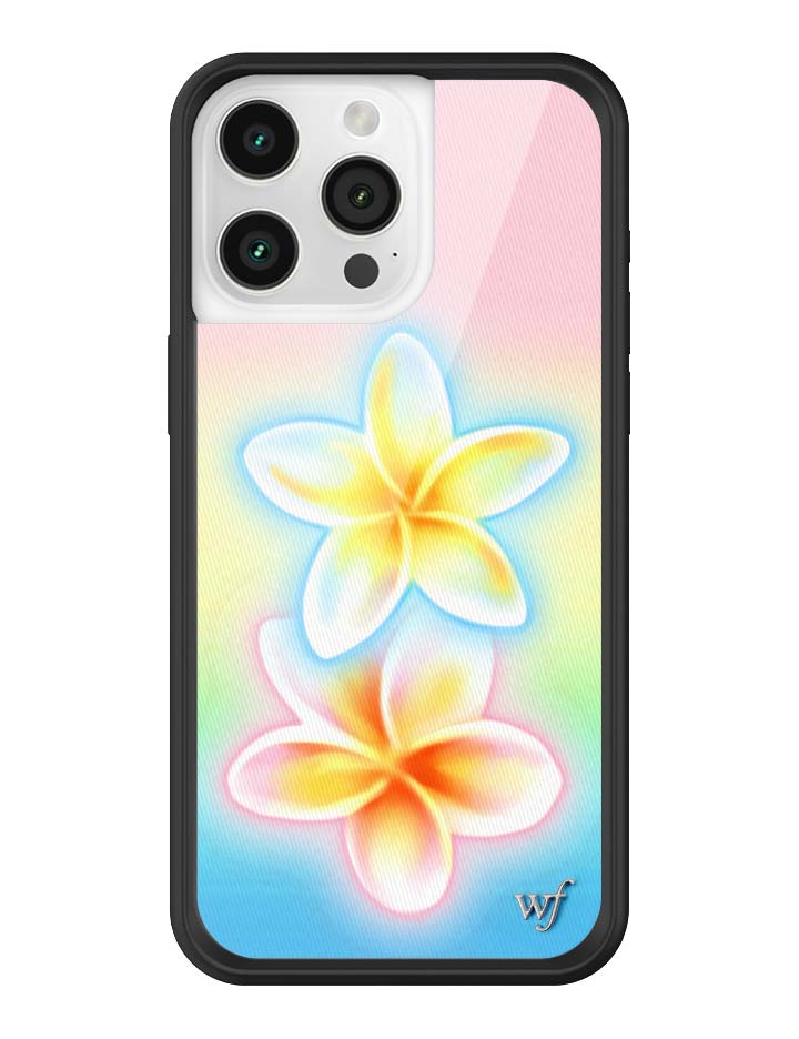 Funda de iPhone de Plumeria Pastel
