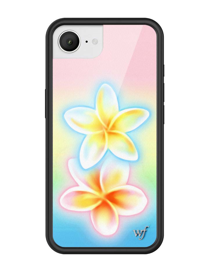 Funda de iPhone de Plumeria Pastel