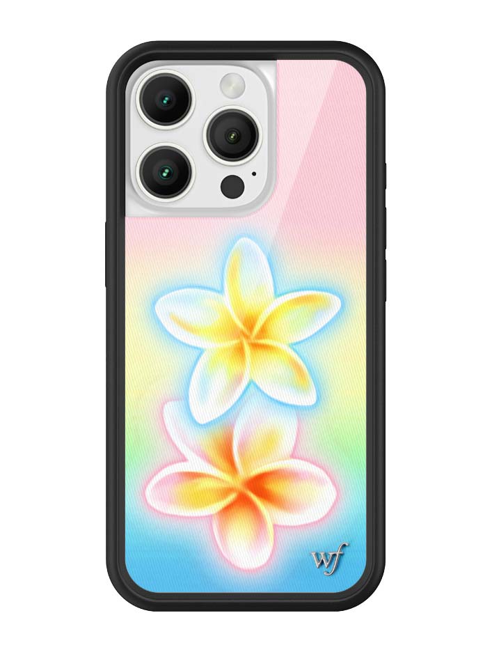 Funda de iPhone de Plumeria Pastel