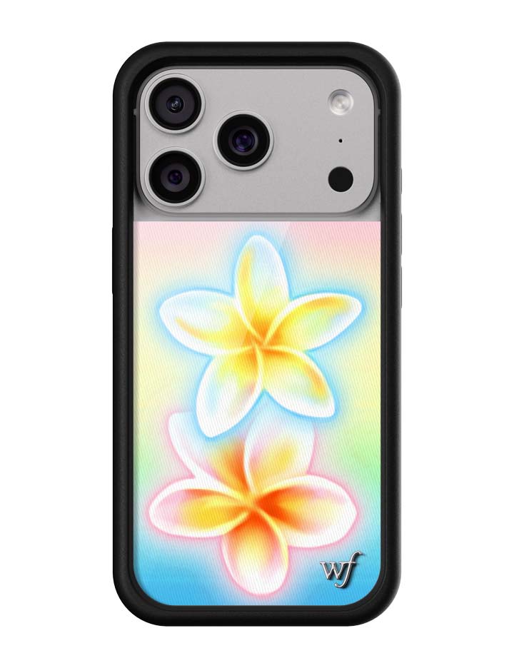 Funda de iPhone de Plumeria Pastel