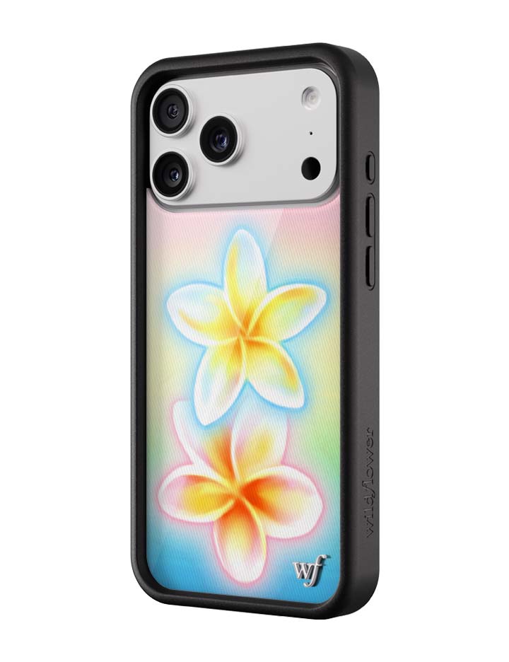 Pastel Plumeria iPhone Case